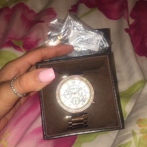 Rose Gold Michael Kors Watch Authentic